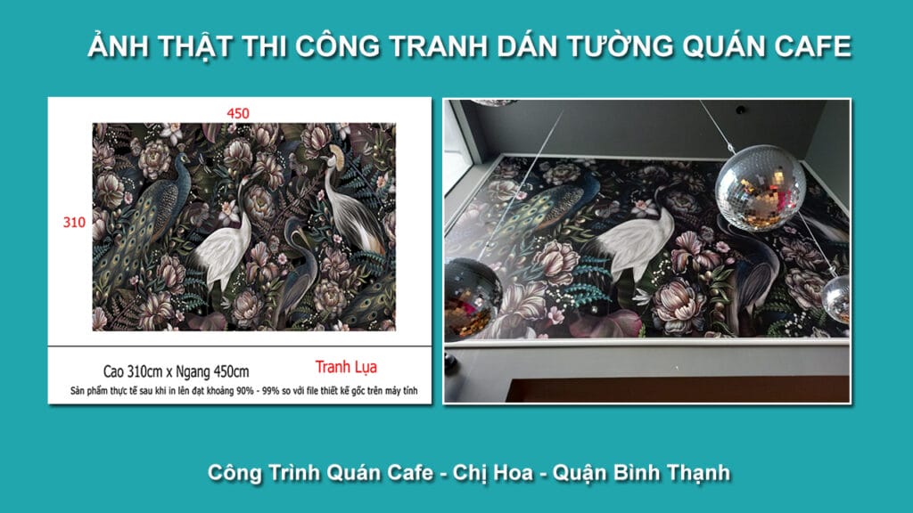 Tranh dán tường 3D đẹp