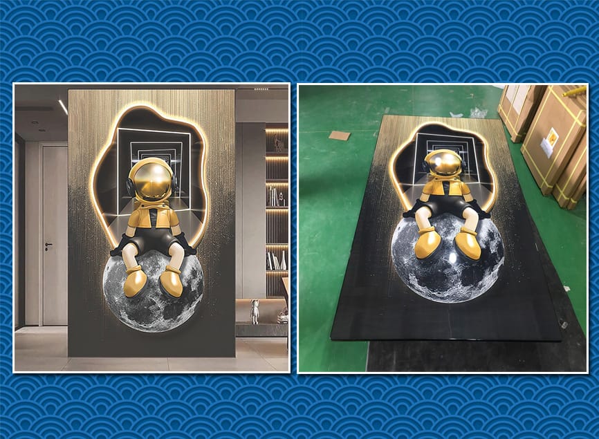 Tranh gấu bearbrick hiện đại