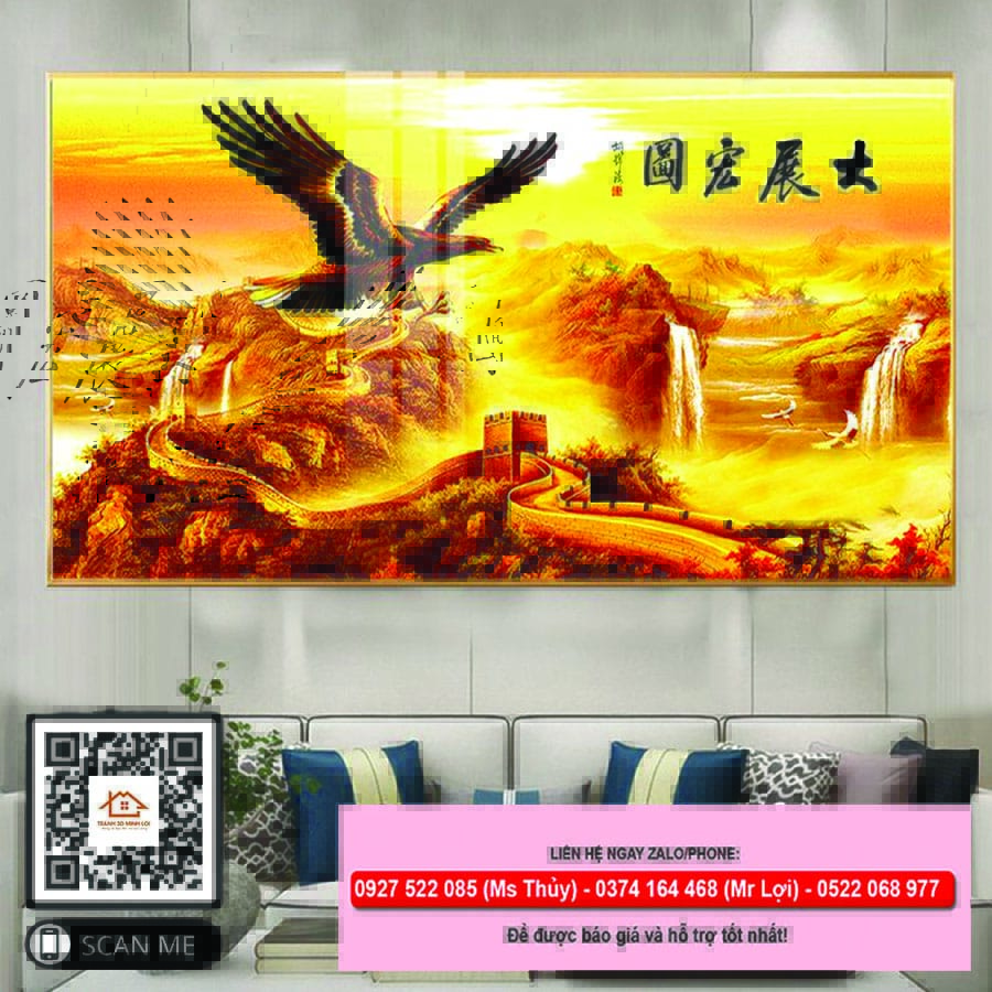 Tranh trang trí hiện đại đẹp mắt