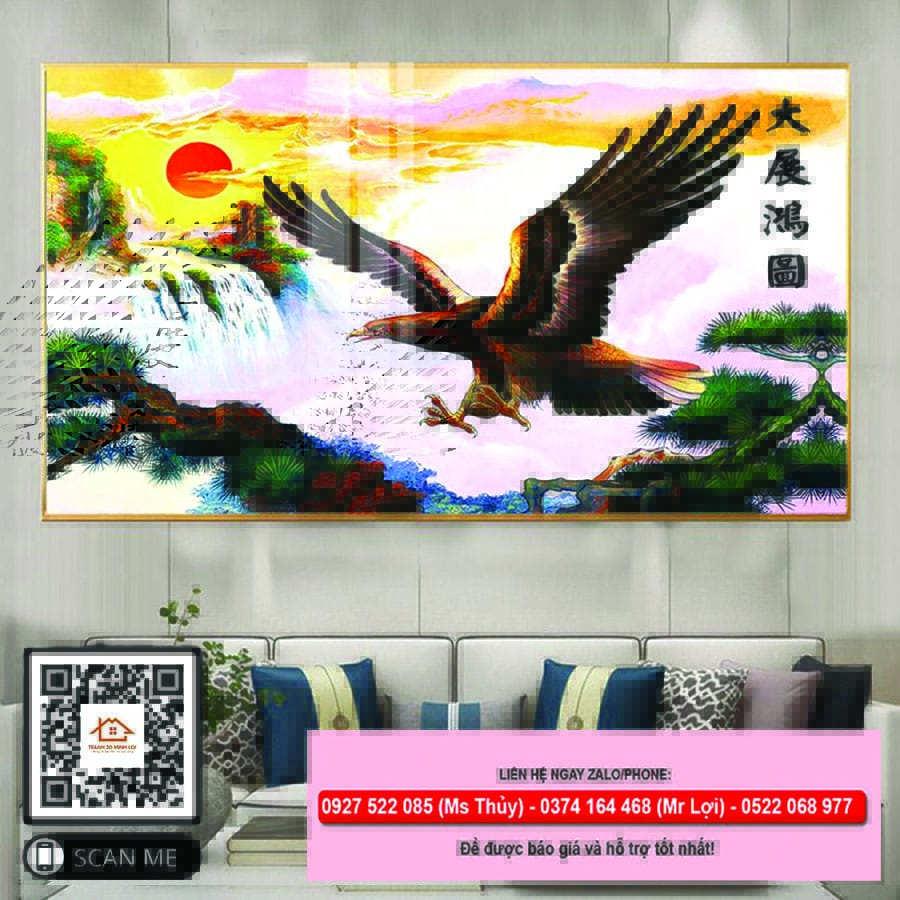 Tranh trang trí hiện đại đẹp mắt
