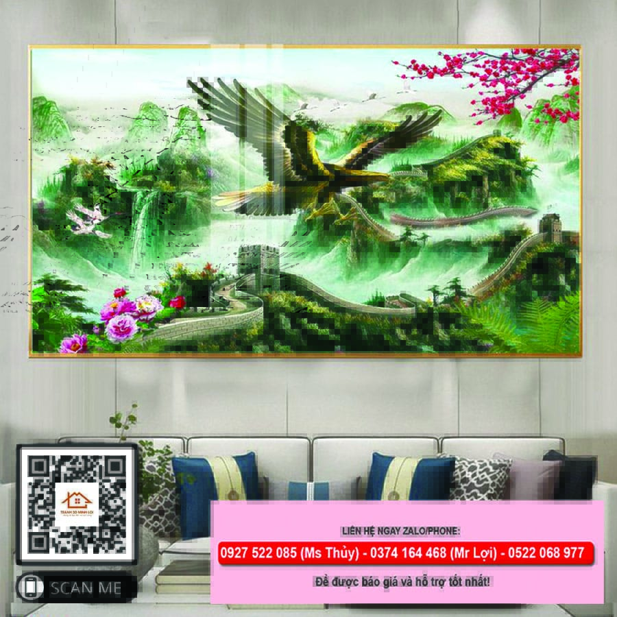 Tranh trang trí hiện đại đẹp mắt