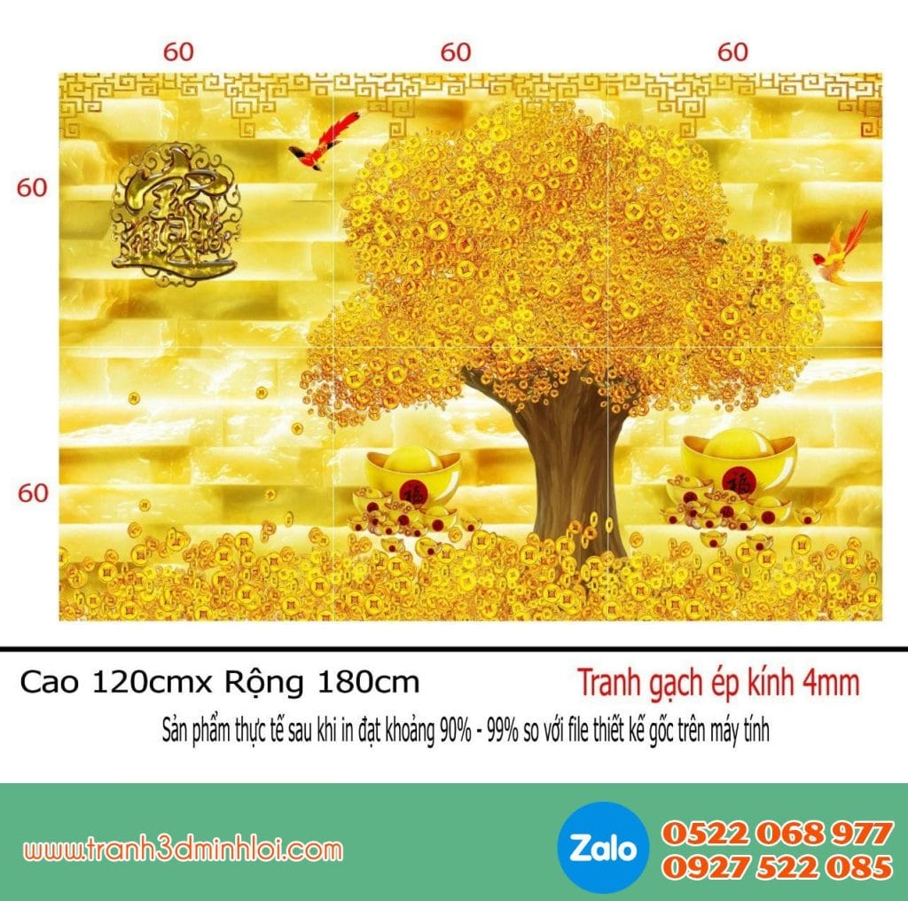 Tranh cây kim tiền