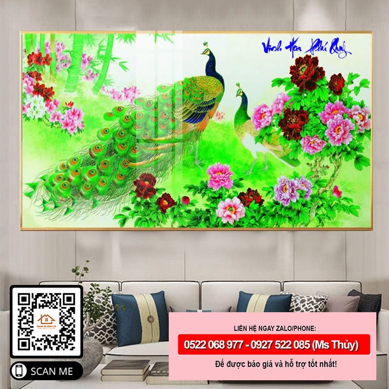 Tranh treo tường hiện đại sang trọng