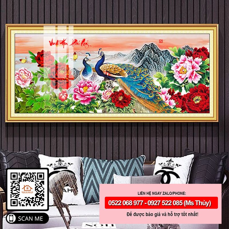 Tranh treo tường hiện đại sang trọng