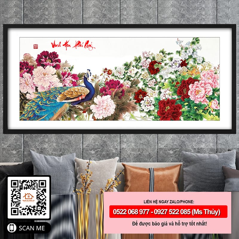 Tranh treo tường hiện đại sang trọng
