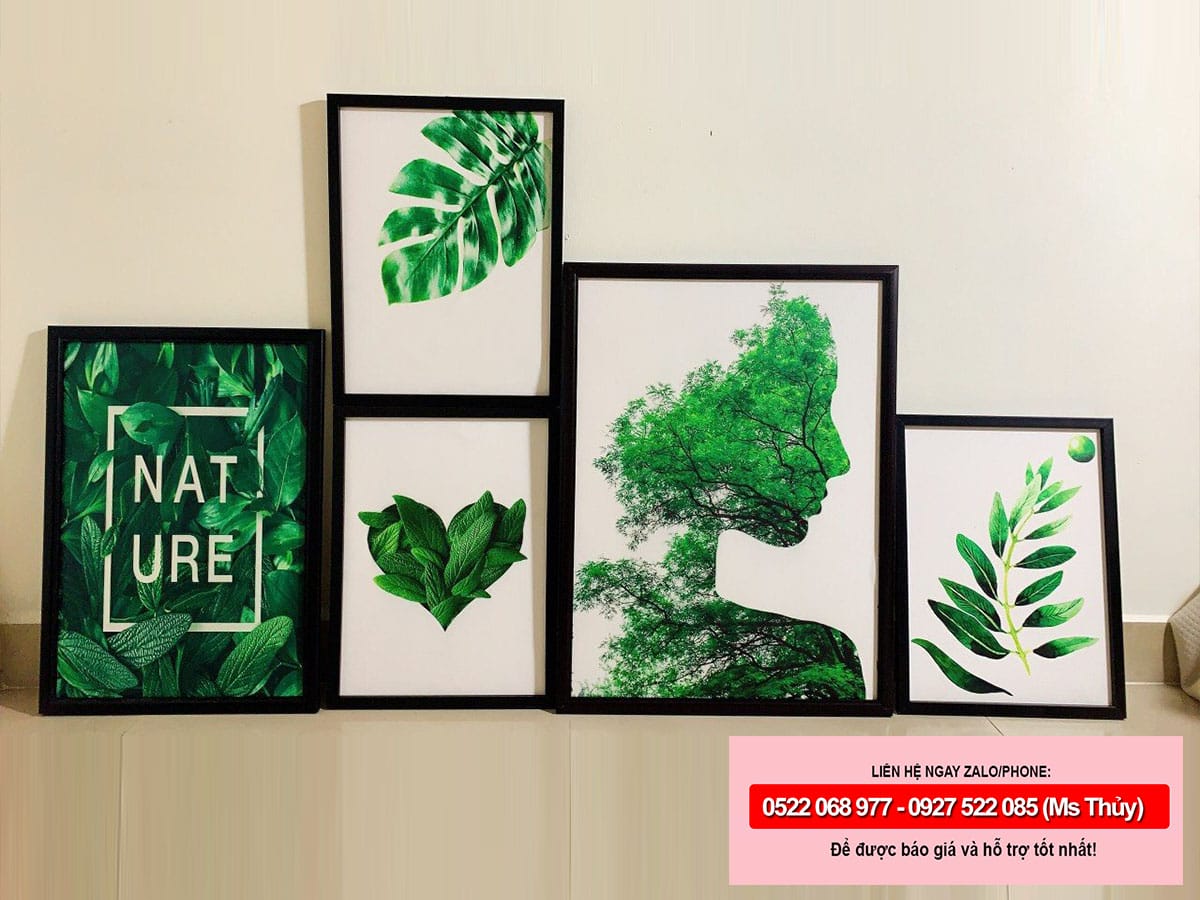 In tranh canvas giá xưởng lấy hàng trong ngày