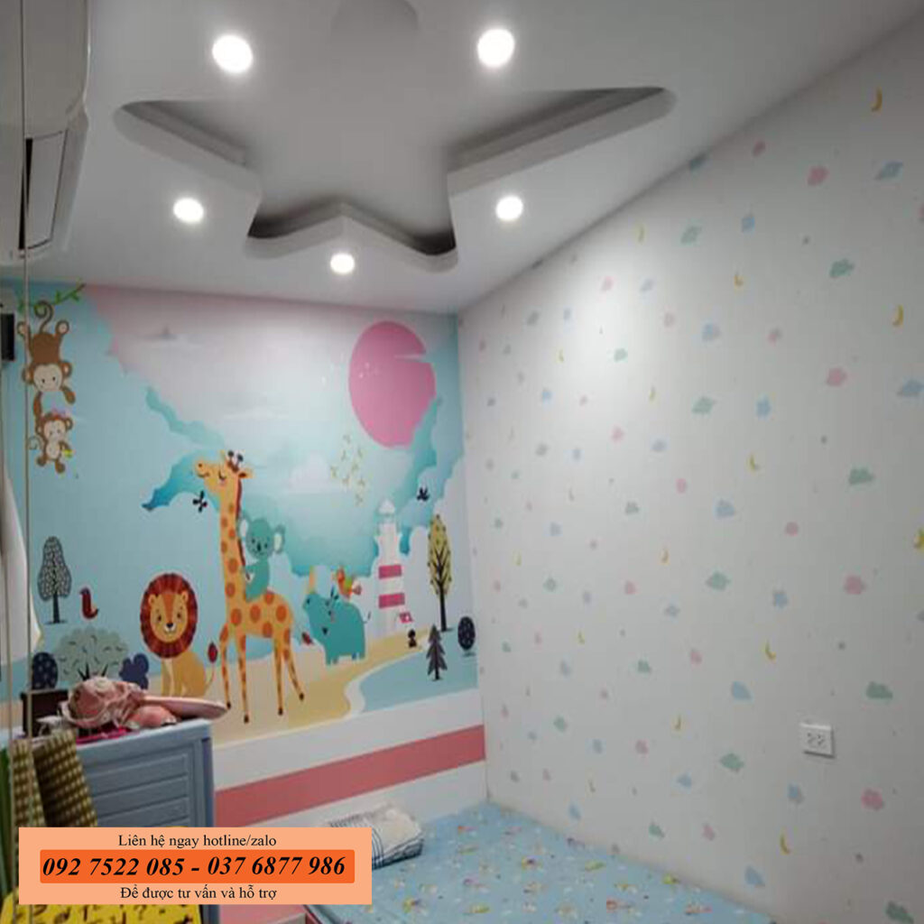 Tranh dán tường phòng trẻ em