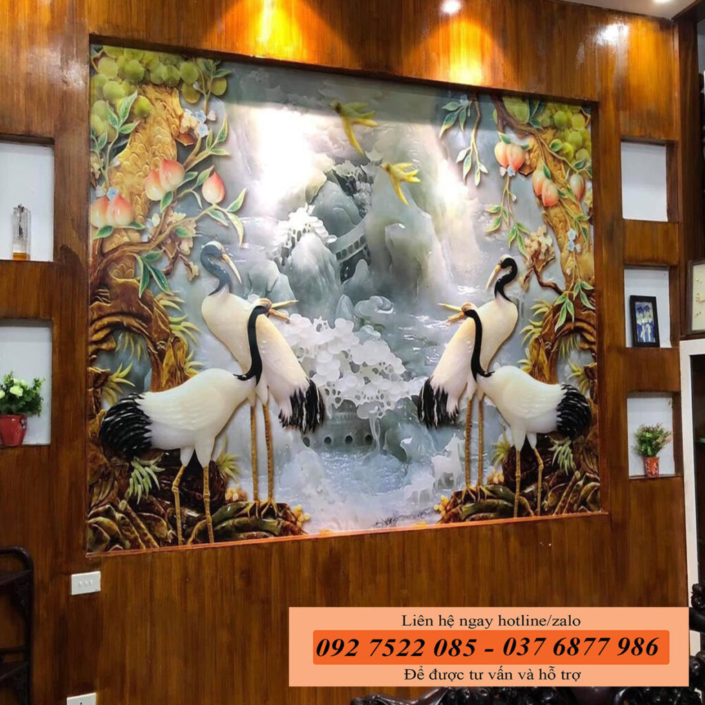 Tranh gạch kính 3D