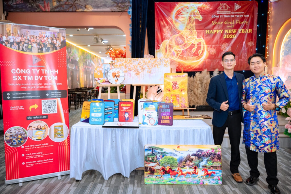 Set up sự kiện tất niên 2026