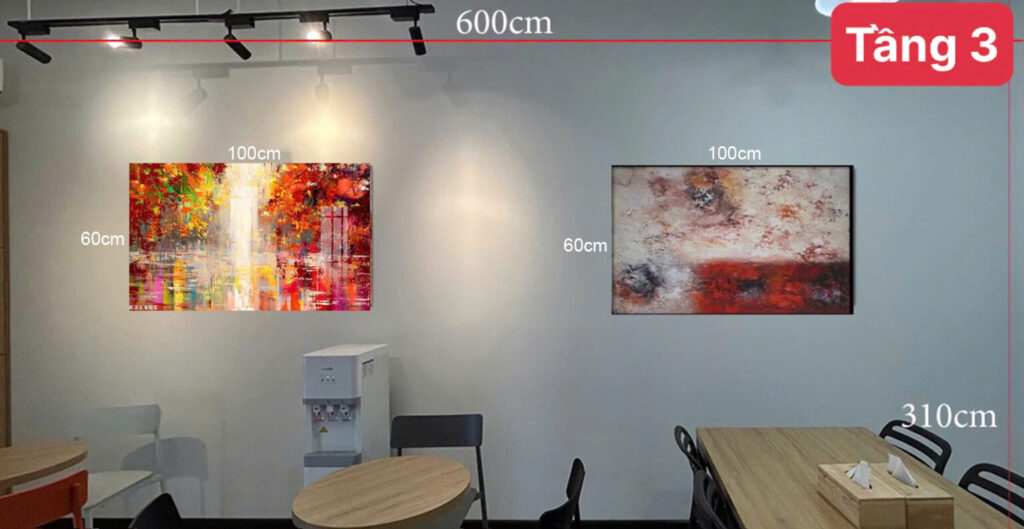 Tranh canvas treo tường văn phòng