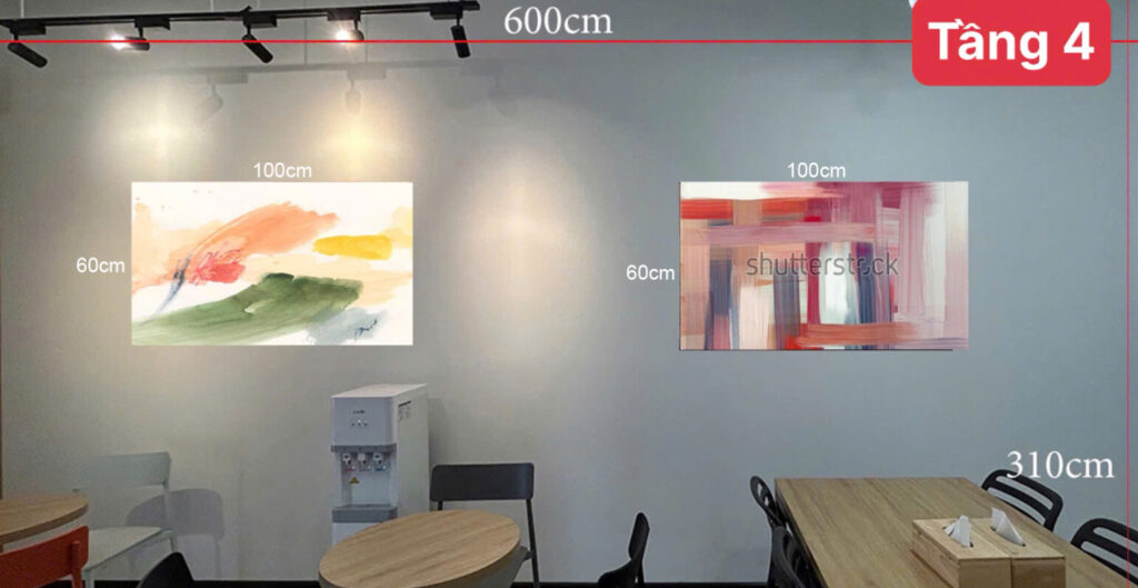 Tranh canvas treo tường văn phòng